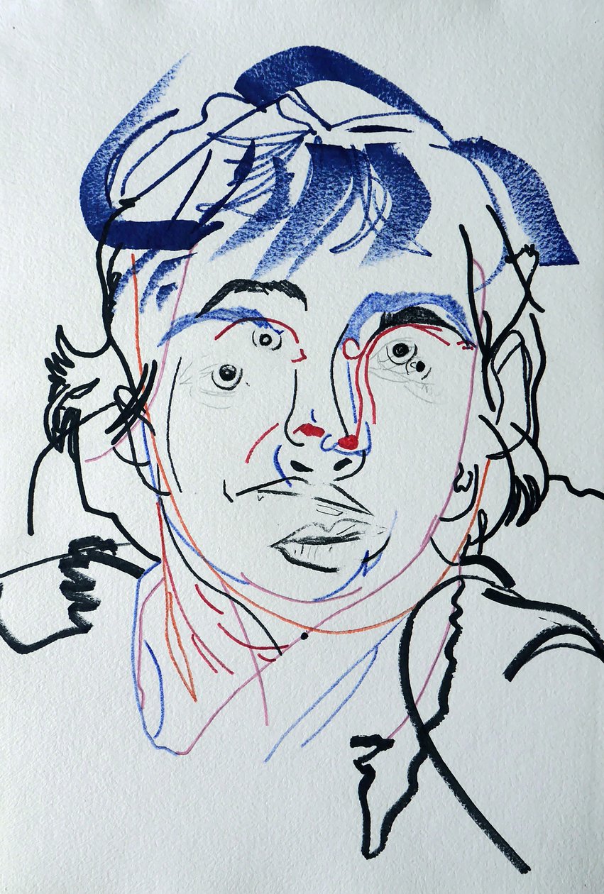 Surportrait: Marguerite Duras 3, 2021 von Benoit Erwann Boucherot