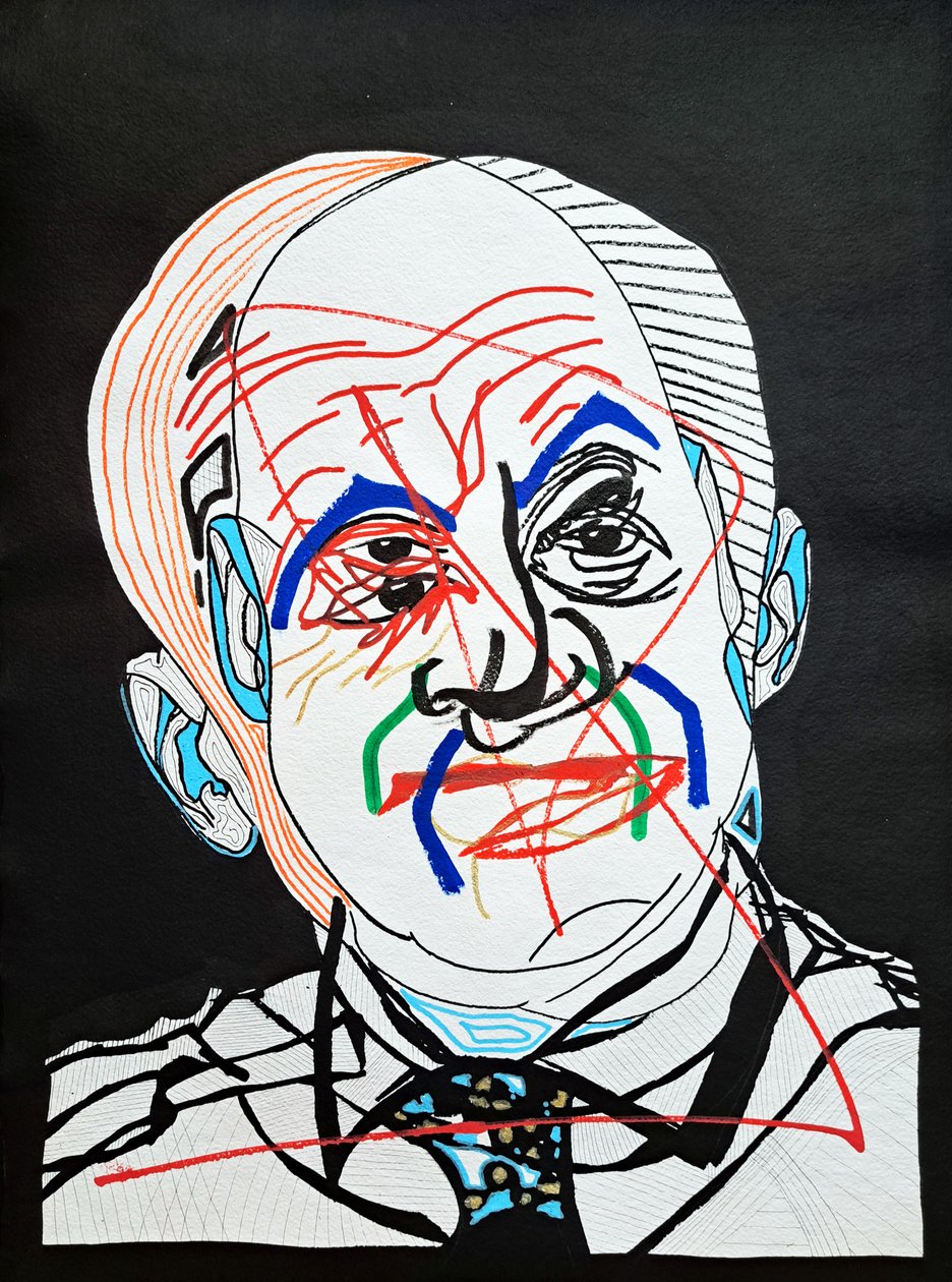 Surportrait: Oscar Niemeyer, 2022 von Benoit Erwann Boucherot