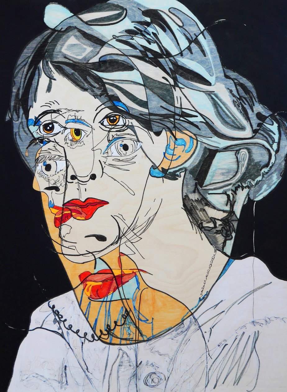 Überporträt: Virginia Woolf, 2021 von Benoit Erwann Boucherot