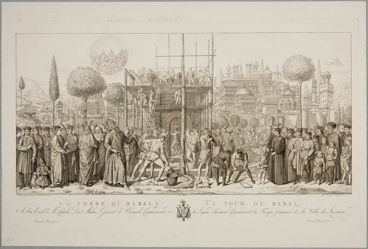 Der Turm zu Babel von Benozzo di Lese di Sandro (and followers) Gozzoli