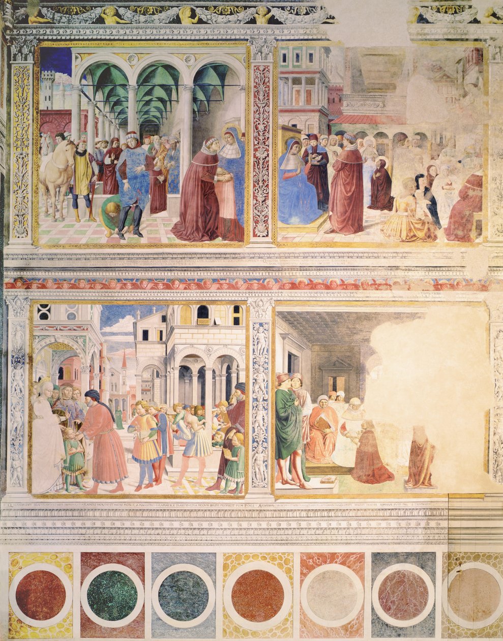 Episoden aus dem Leben des hl. Augustinus, 1463-65 von Benozzo di Lese di Sandro Gozzoli