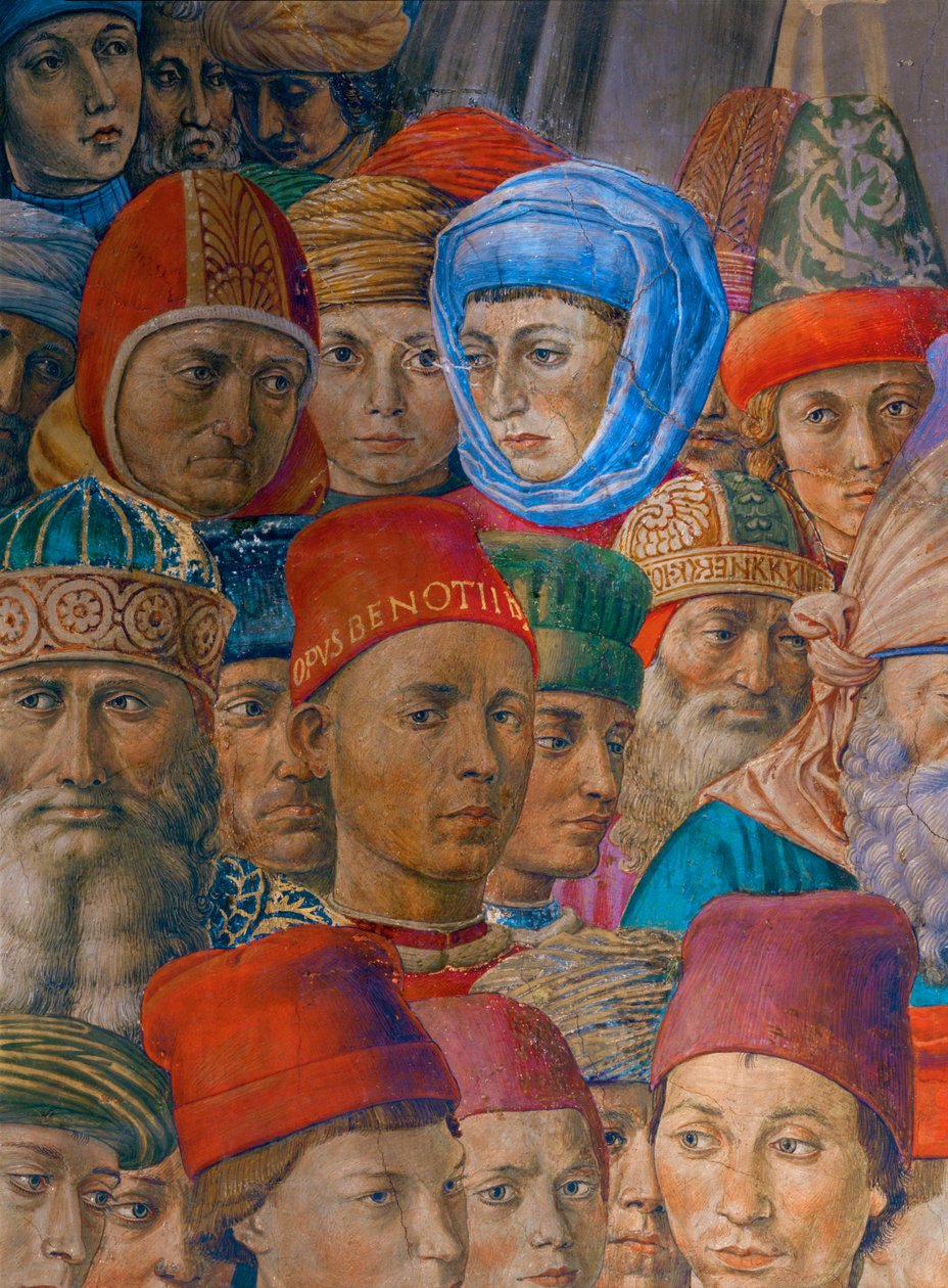 Selbstporträt von Benozzo di Lese di Sandro Gozzoli