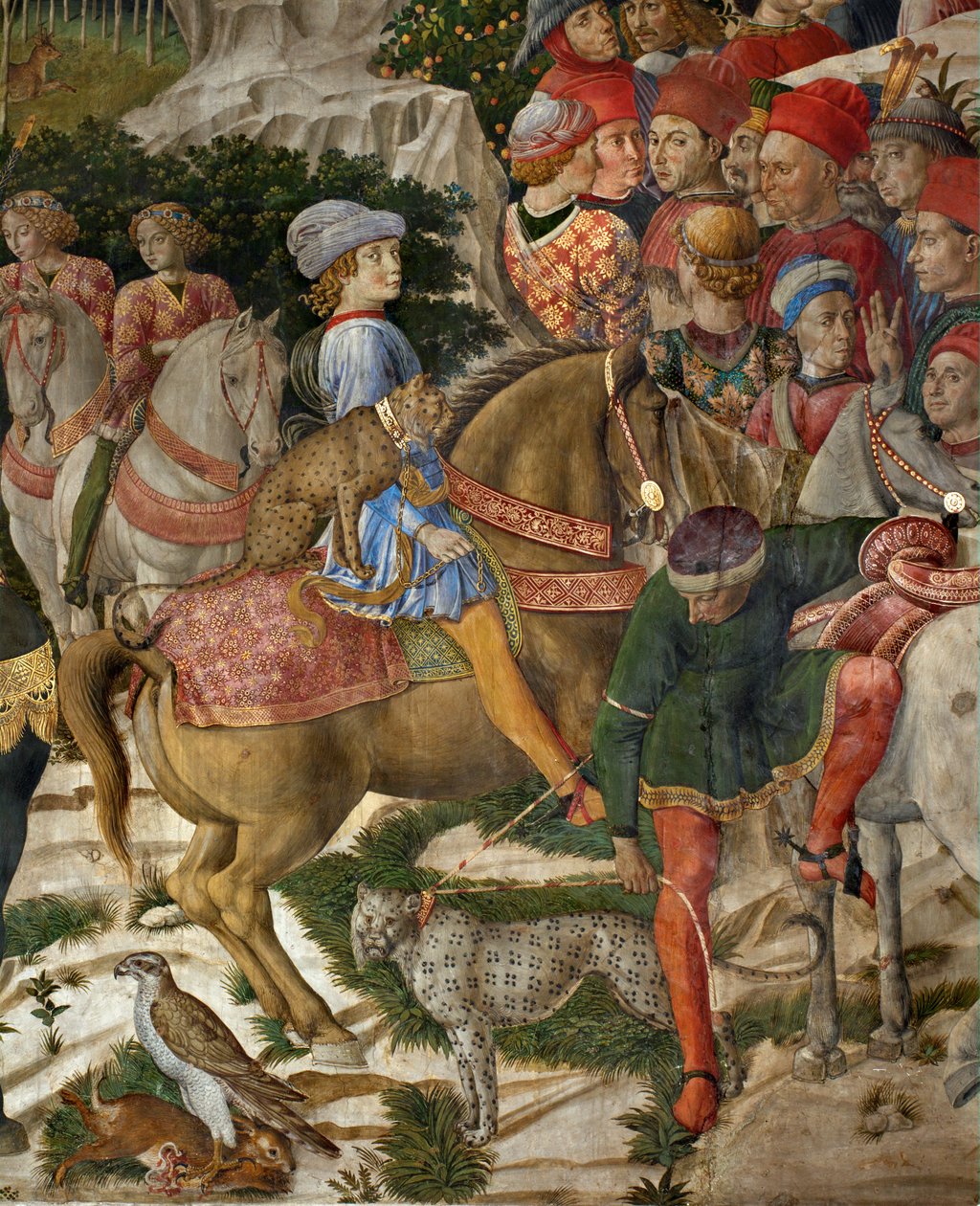 Die Anbetung der Heiligen Drei Könige von Benozzo di Lese di Sandro Gozzoli