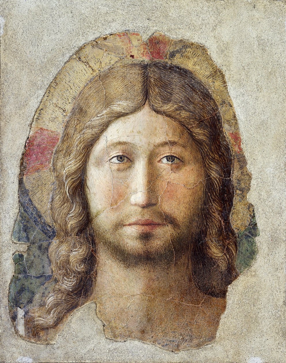Der Erlöser, von Benozzo Gozzoli, Fresko von Benozzo di Lese di Sandro Gozzoli