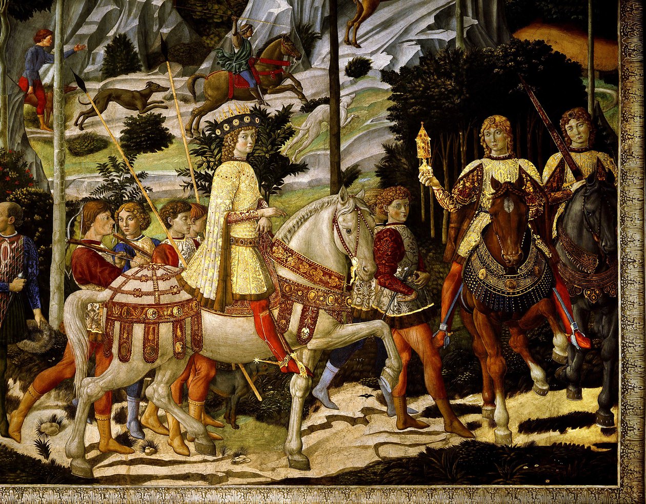 Die Reise der Heiligen Drei Könige von Benozzo di Lese di Sandro Gozzoli