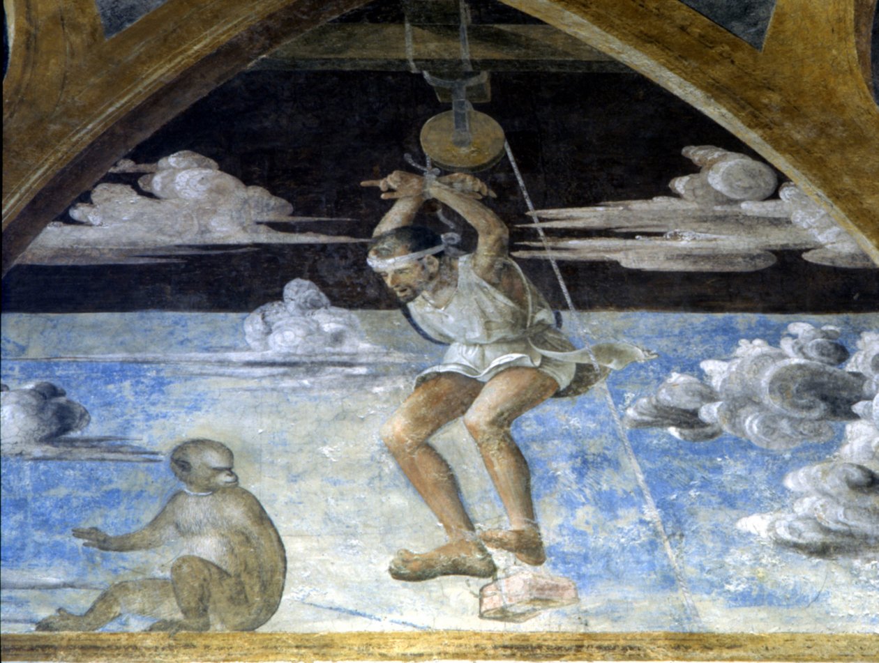 Fresko von Butinone und B. Zanale in der Kirche von S. Pietro in Gessate, Mailand von Bernadino and Zenale B.  Butinone