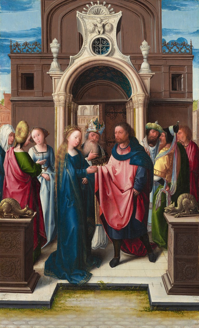 Die Heirat der Jungfrau, um 1513 von Bernaert van Orley