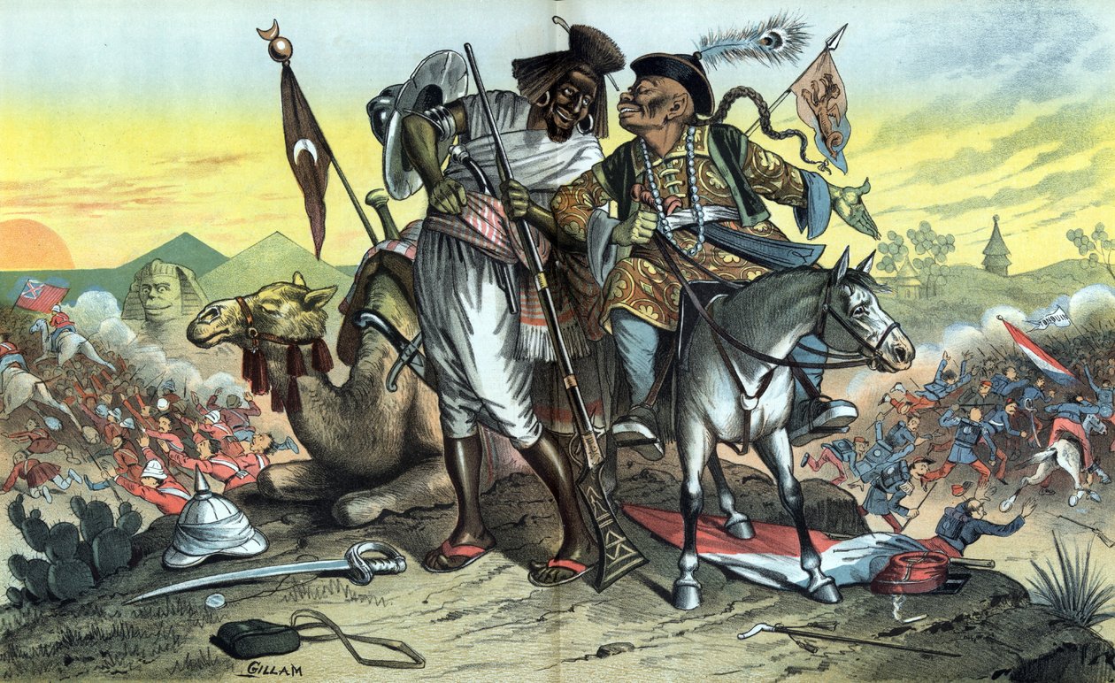 Eine Überraschung für sich selbst, 1885 von Bernard Gillam