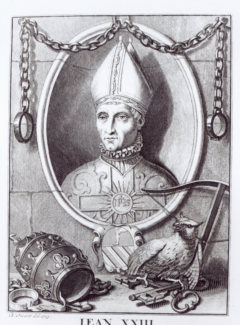 Gegenpapst Johannes XXIII., 1713 von Bernard Picart