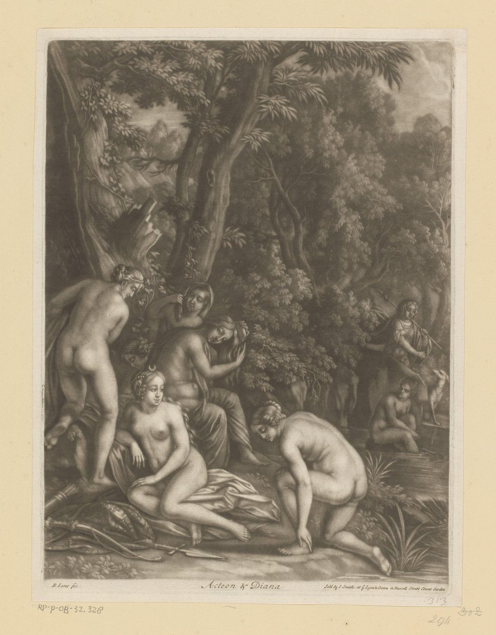 Actaeon und Diana von Bernard Lens (I)