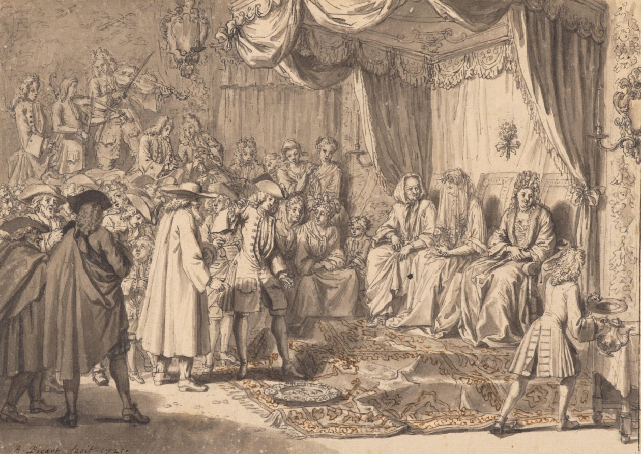 Hochzeit bei den portugiesischen Juden von Bernard Picart