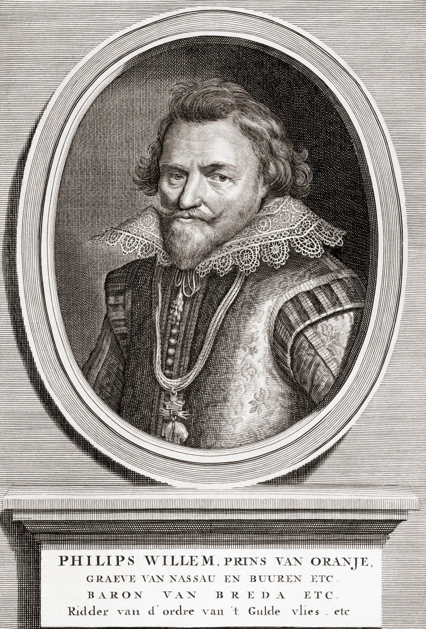 Porträt von Philipp Wilhelm, Prinz von Oranien (1554-1618) von Bernard Picart