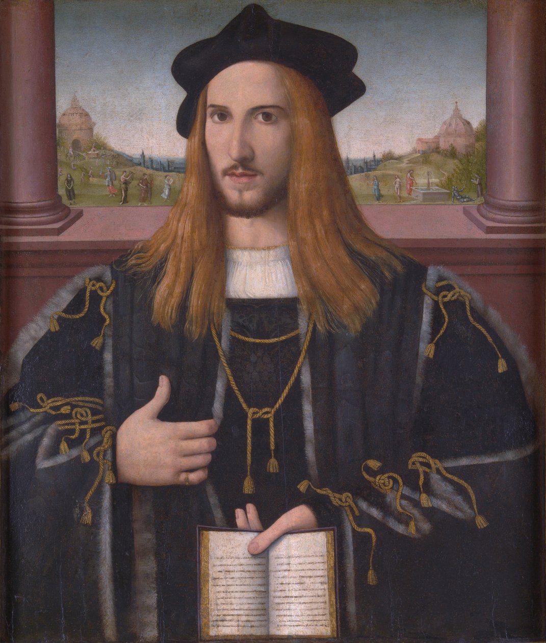 Porträt von Alberto III. Pio von Bernardino Loschi