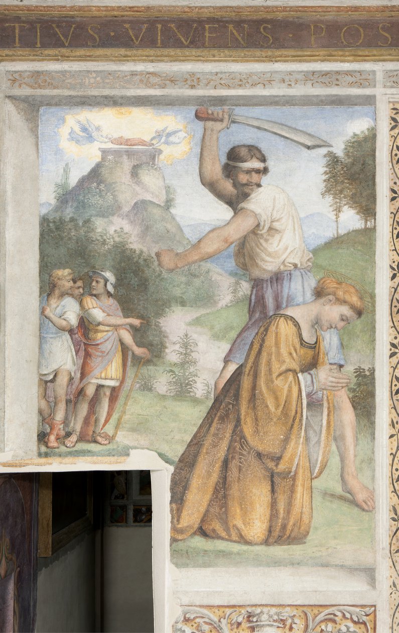 Enthauptung der Heiligen Katharina von Alexandria, Besozzi-Kapelle von Bernardino Luini