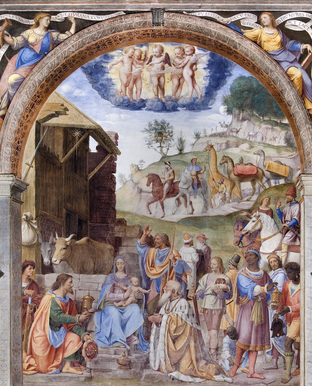 Das Leben Jesu: "Die Anbetung der Könige" von Bernardino Luini