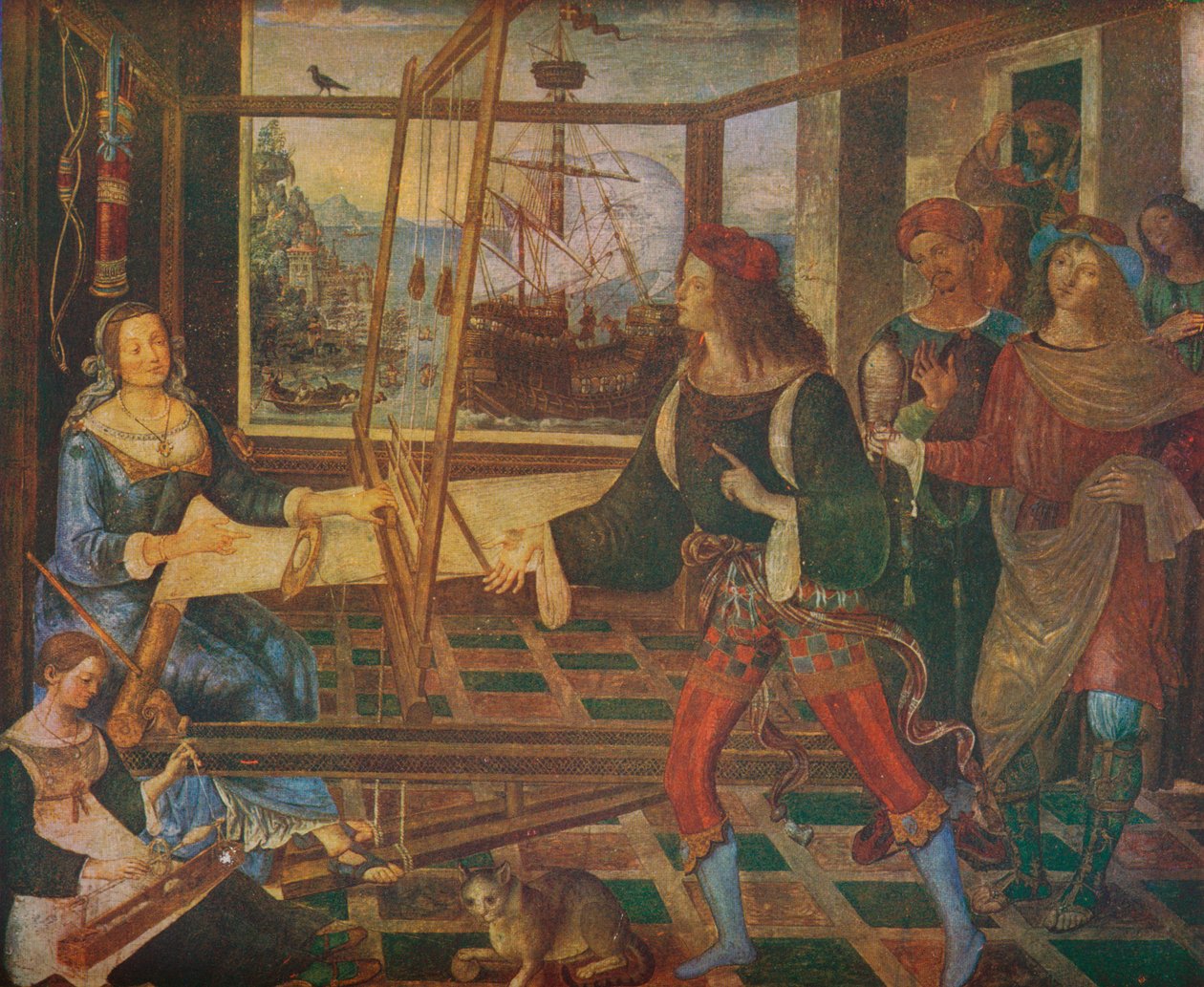 Die Rückkehr des Odysseus von Bernardino Pinturicchio