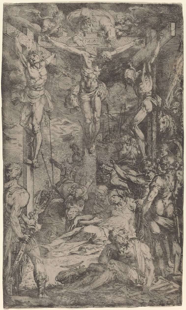 Die Kreuzigung von Bernardino Poccetti