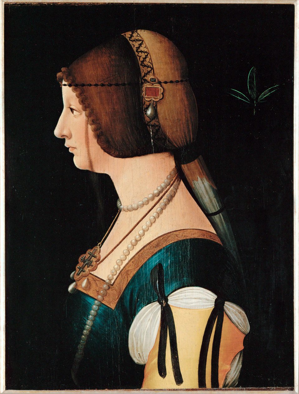 Bianca Maria Sforza, zweite Frau von Kaiser Maximilian I. von Bernardino de