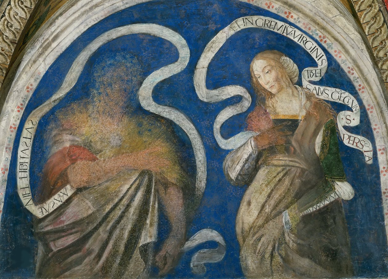Der Prophet Sacharja und die persische Sibylle von Bernardino di Betto (workshop of) Pinturicchio