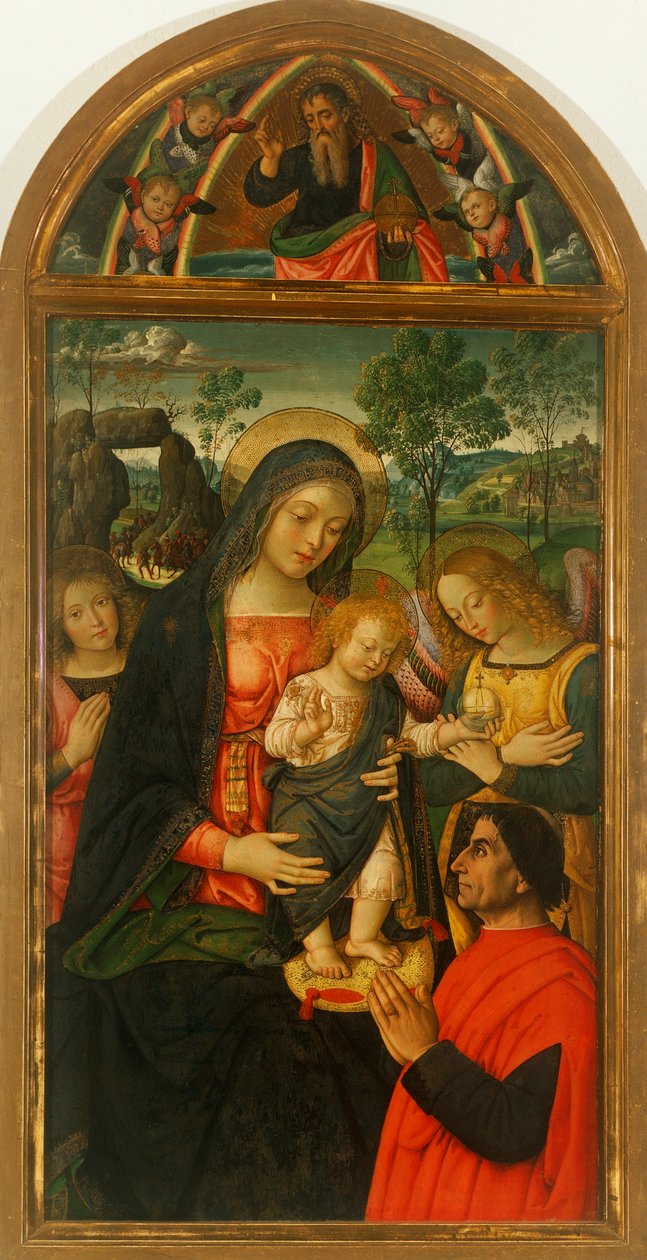 Unsere Liebe Frau des Friedens von Bernardino di Betto Pinturicchio