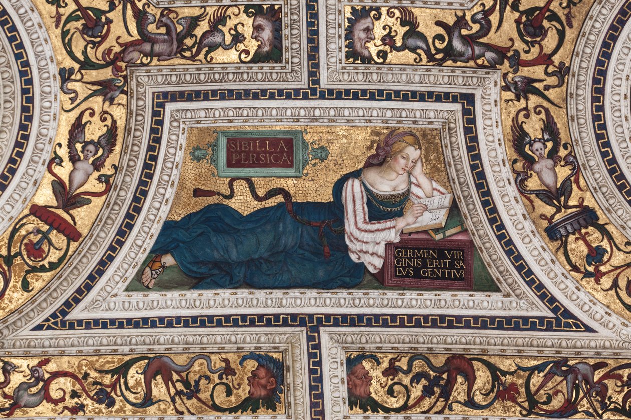 Persische Sibylle (Detail) von Bernardino di Betto Pinturicchio