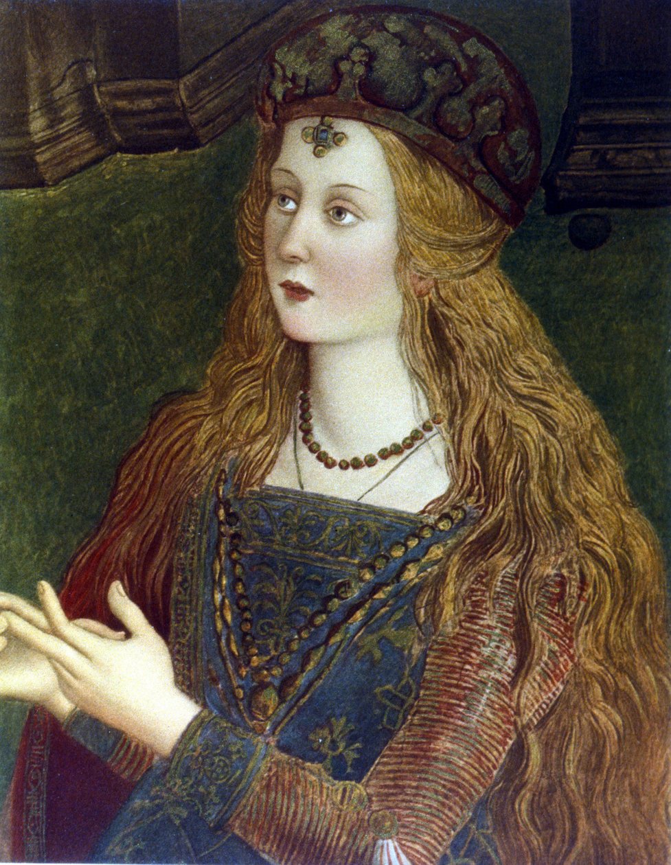Porträt von Lucretia Borgia von Bernardino di Betto Pinturicchio