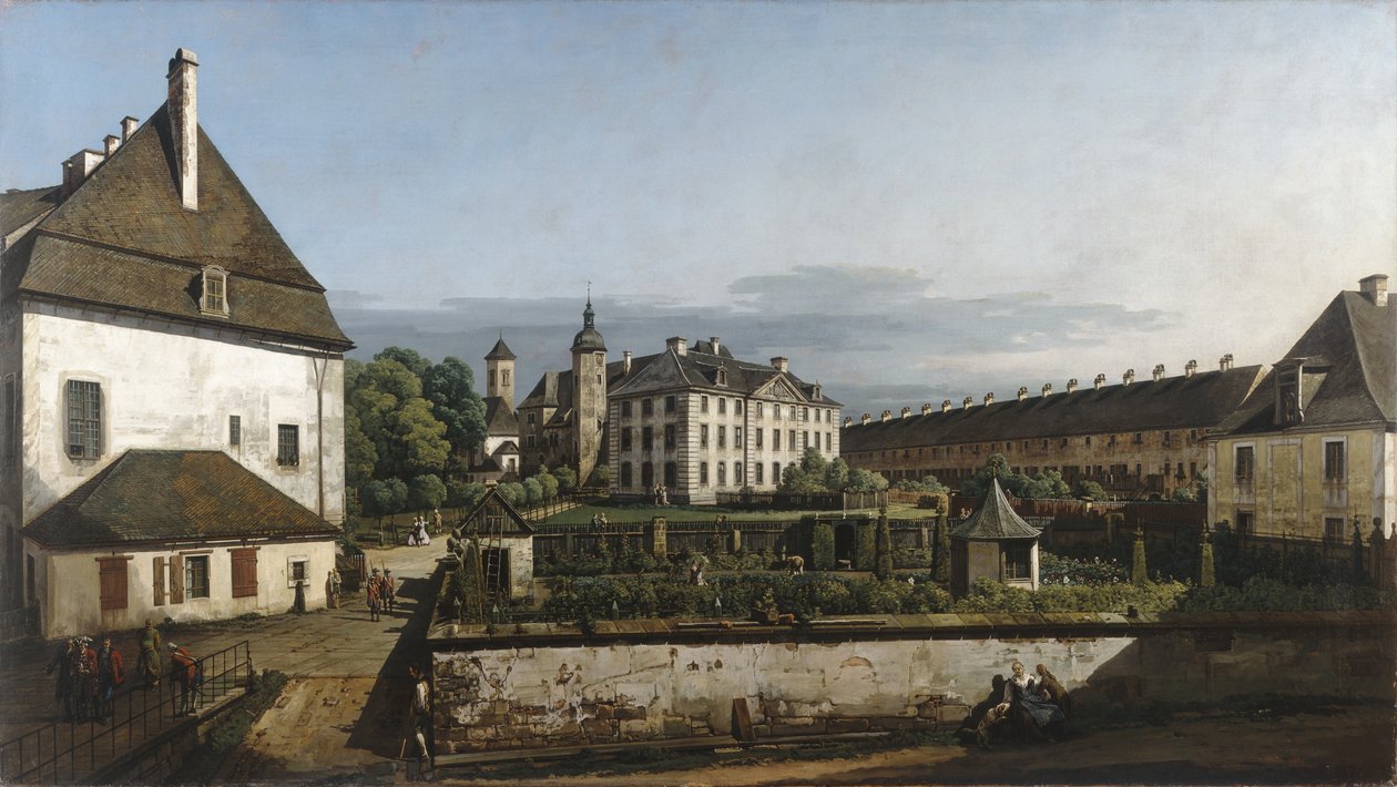 Die Festung Königstein: Hof mit dem Brunnenhaus von Bernardo Bellotto