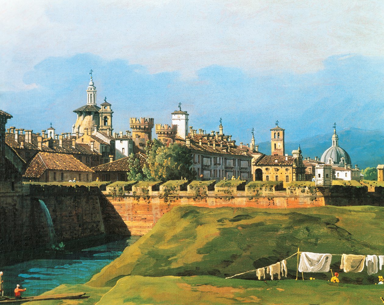 Blick auf Turin von der Seite des Königlichen Gartens von Bernardo Bellotto