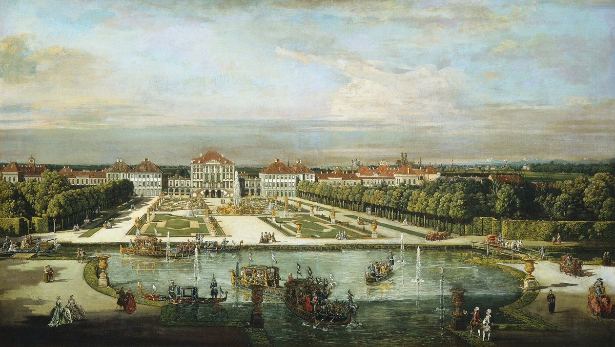 Schloss Nymphenburg, München von Bernardo Bellotto and Workshop