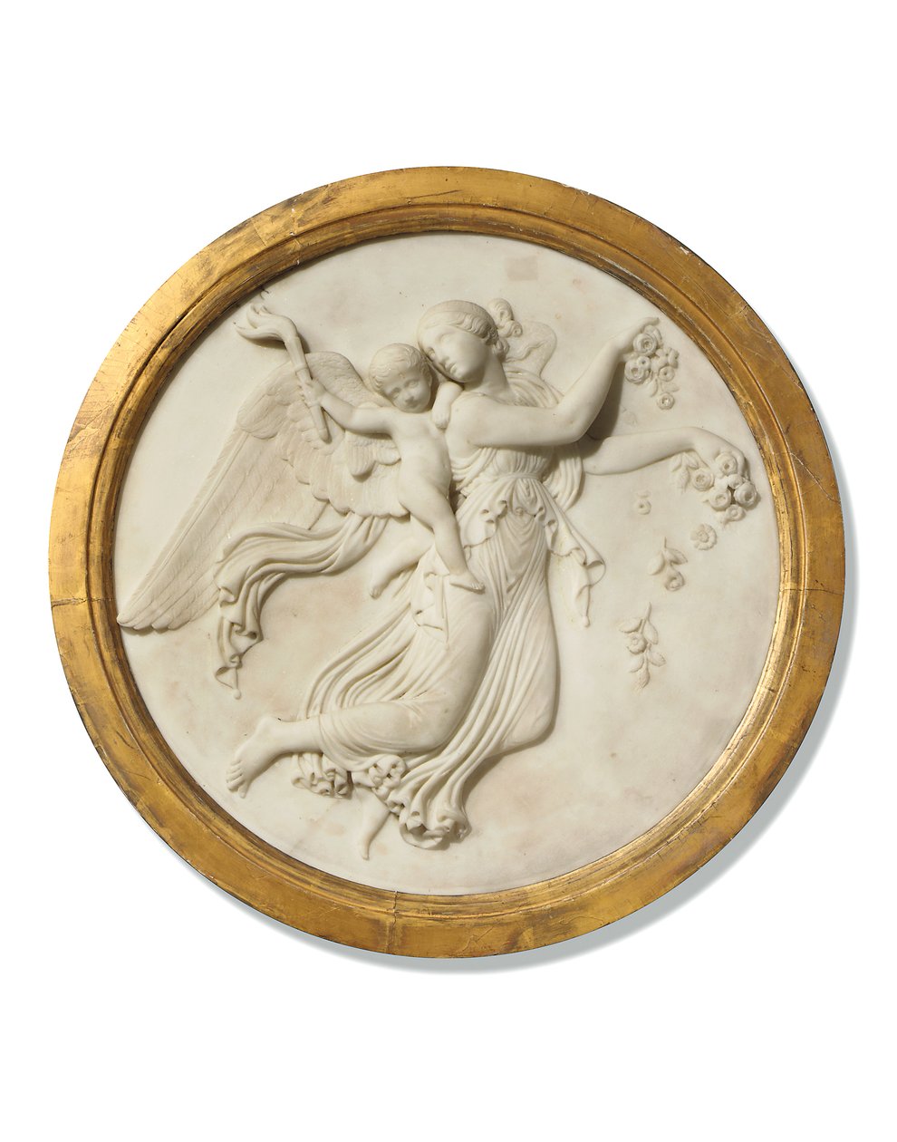 Basrelief-Rundel von 