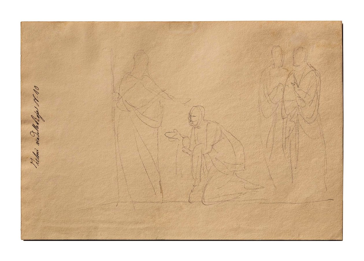 Christus und die kanaanäische Frau von Bertel Thorvaldsen