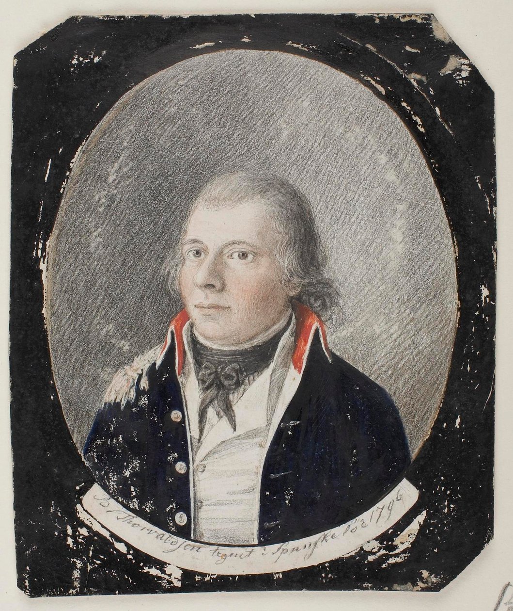 Erster Leutnant Gerhard Sievers Bille von Bertel Thorvaldsen
