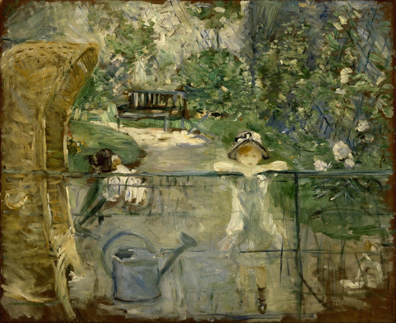 Mädchen im Garten, auch genannt Der Korb von Berthe Morisot