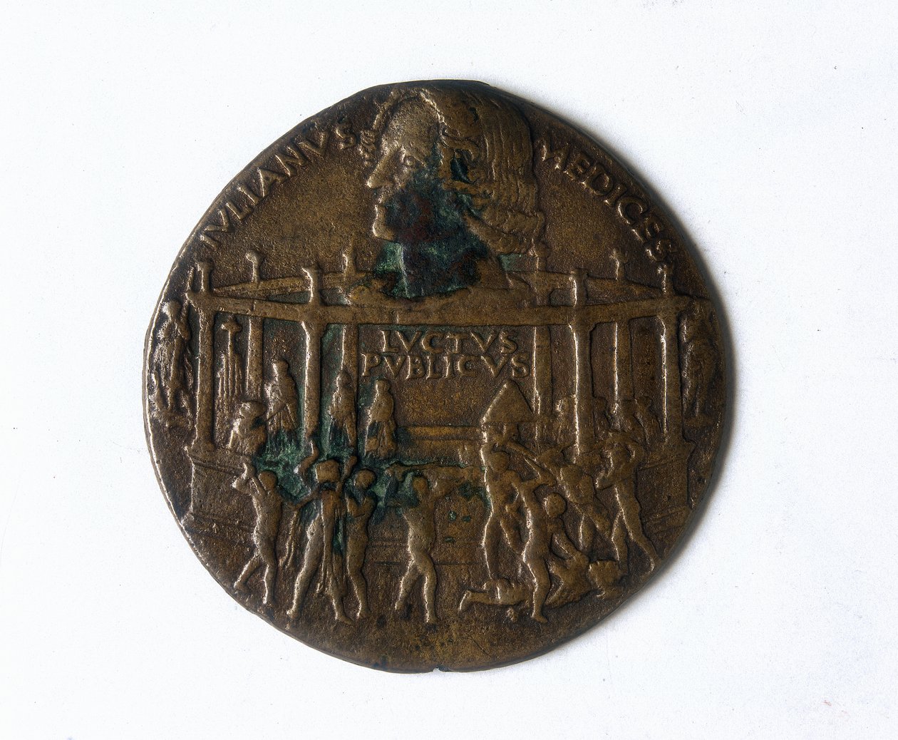 Medaille mit der Pazzi-Verschwörung. Giuliano de