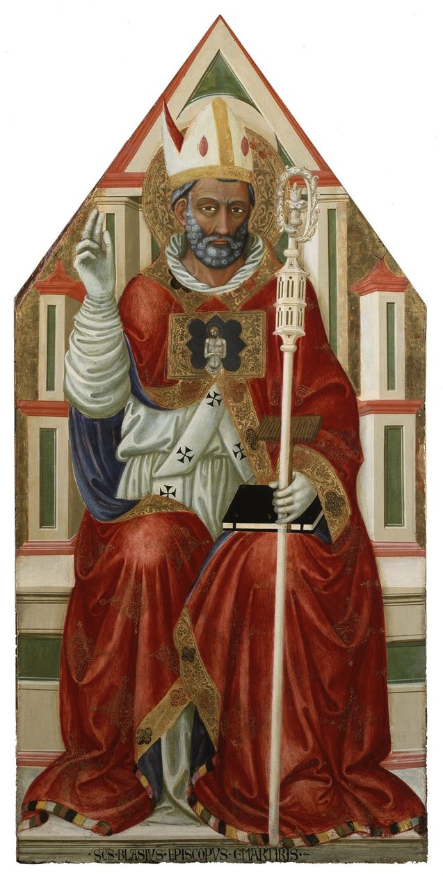 Der heilige Blasius von Bicci di Lorenzo