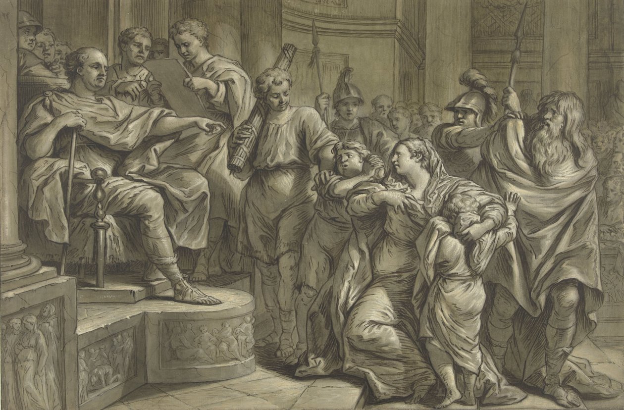 Eponina bittet Vespasian um Gnade für Sabinus von Blaise Nicolas Lesueur