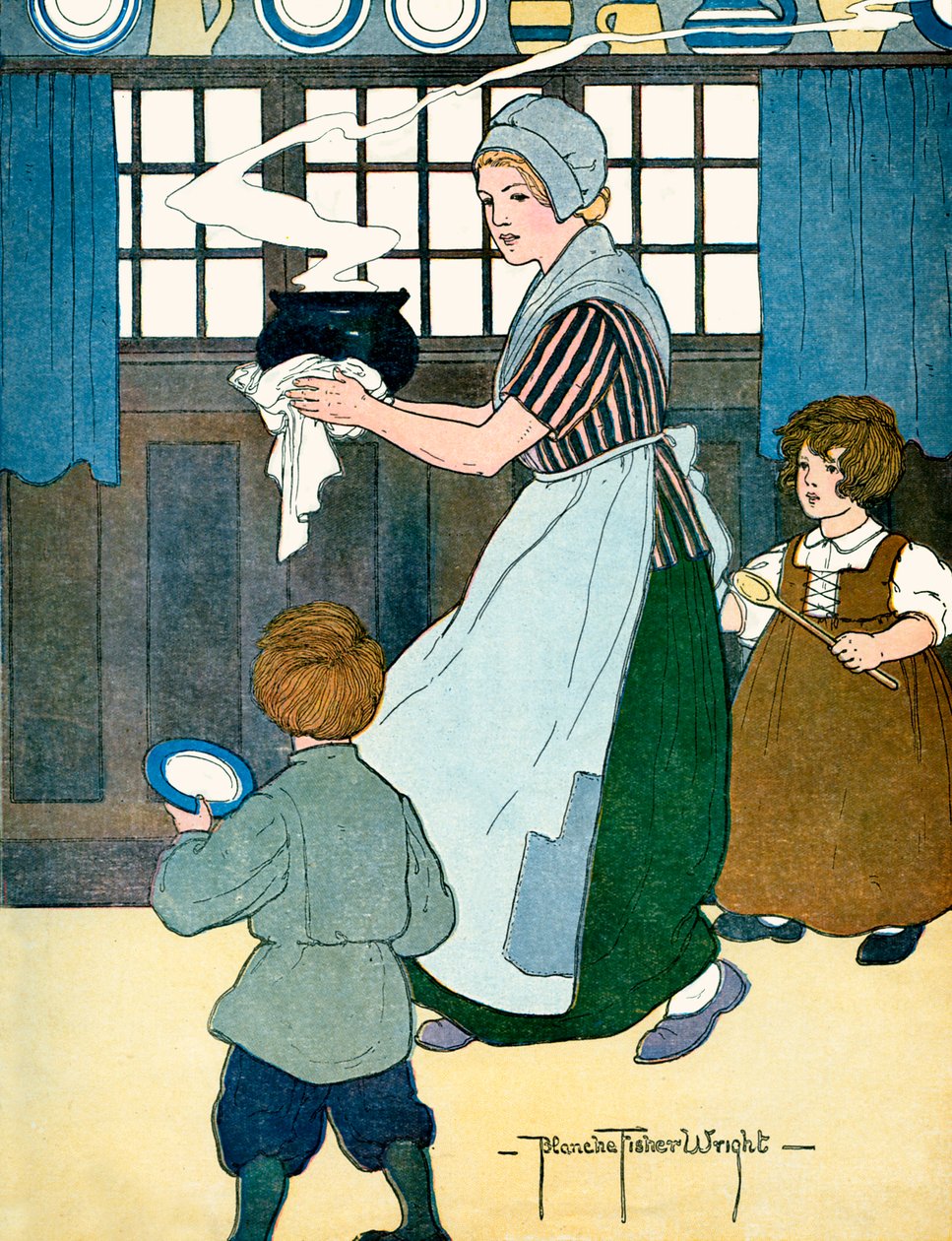 Pease Porridge Hot, von Blanche Fisher Wright von Blanche Fisher Wright