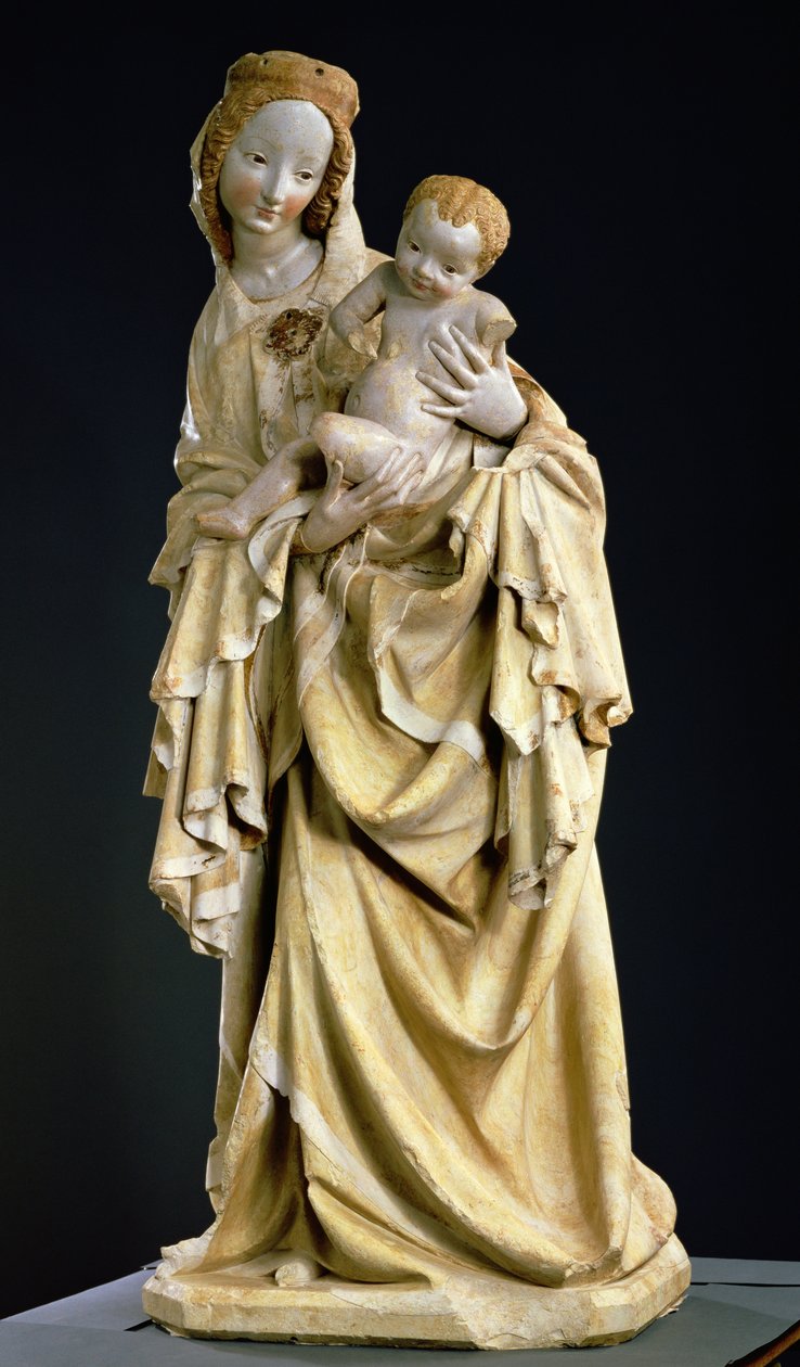 Die Krumauer Madonna, c.1400 von Bohemian School