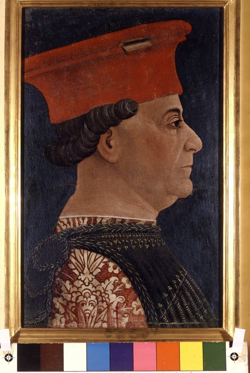 Porträt von Francesco Sforza (1401-1466) von Bonifacio Bembo