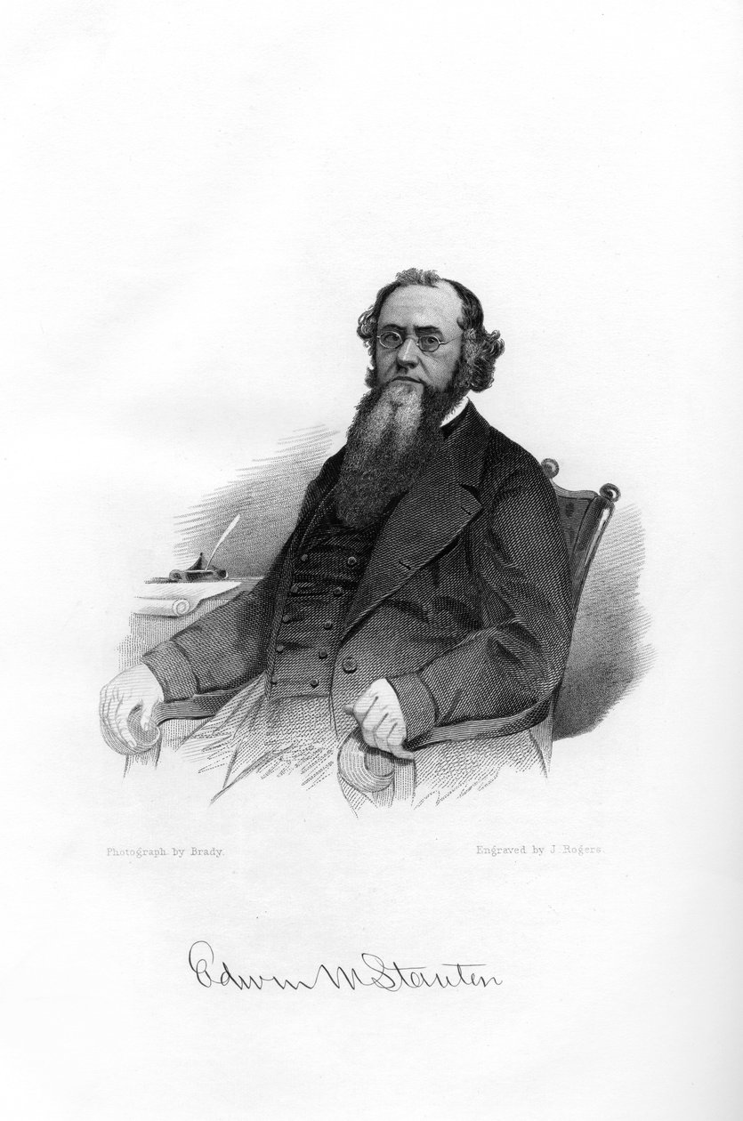 Edwin McMasters Stanton, amerikanischer Anwalt, Politiker, 1862-1867 von Brady