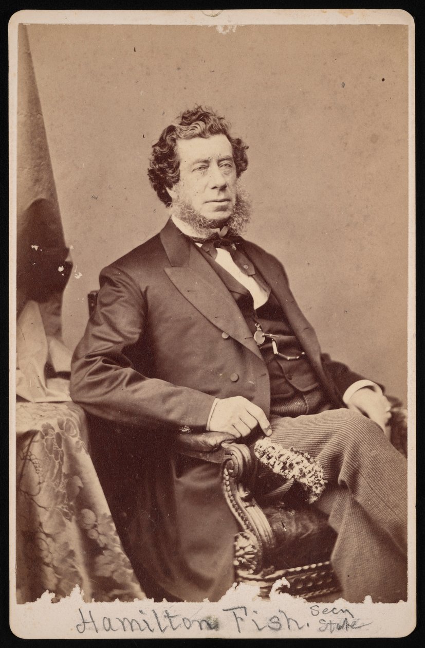 Porträt von Hamilton Fish 1808-1893, vor 1893 von Brady