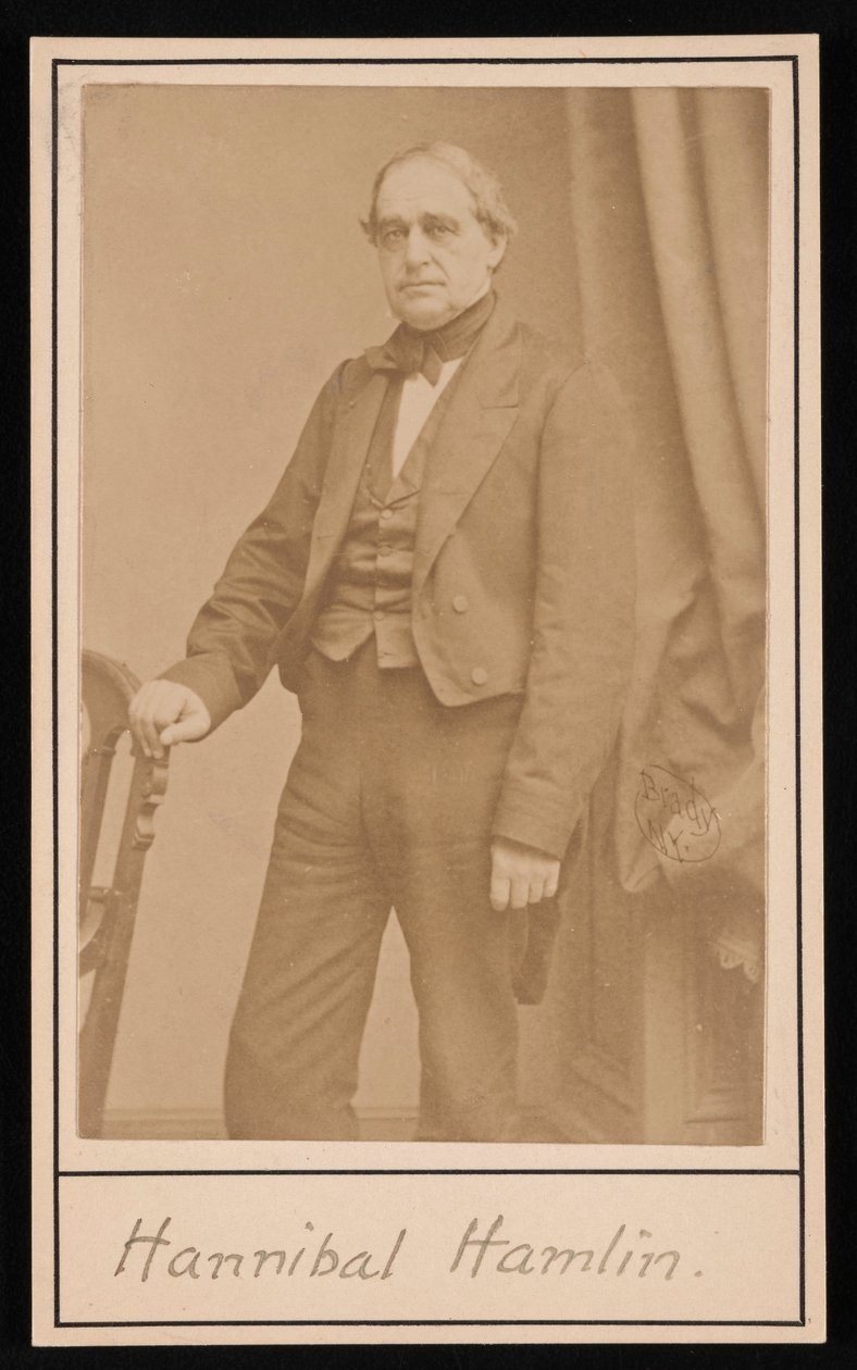 Porträt von Hannibal Hamlin 1809-1891, 1857 von Brady