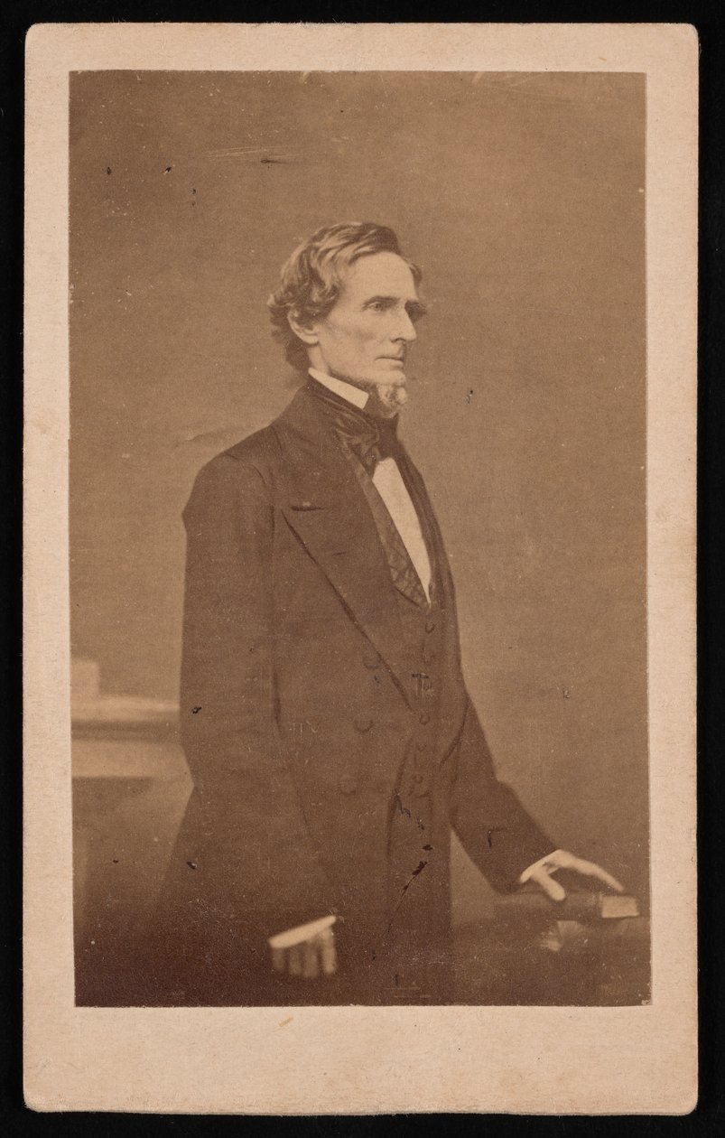 Porträt von Jefferson Davis 1808-1889, 1887 von Brady