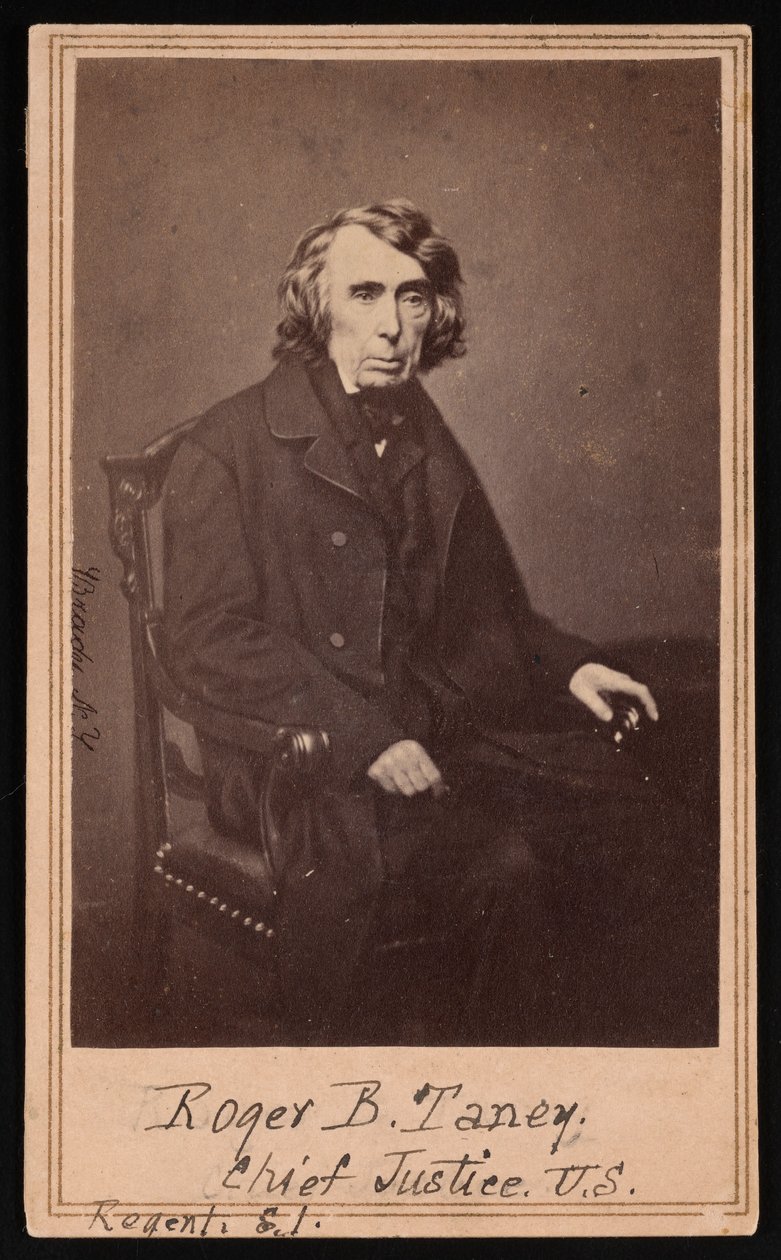 Porträt von Roger Brooke Taney 1777-1864, vor 1864 von Brady