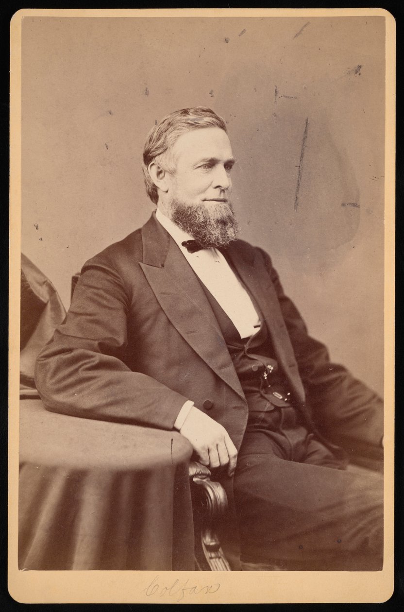 Porträt von Schuyler Colfax 1823-1885, vor 1885 von Brady