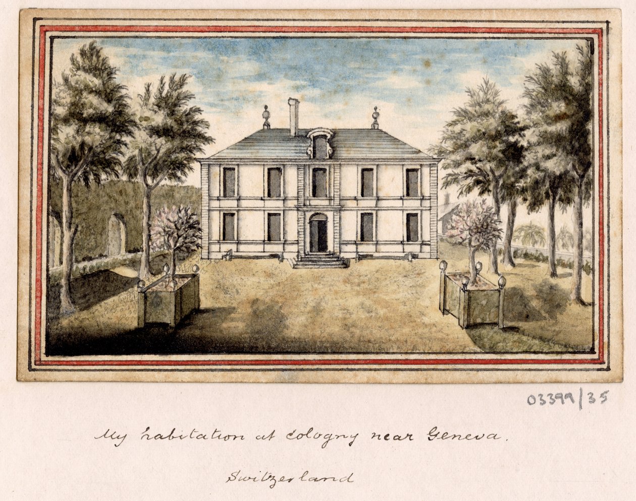 Eine Serie von Skizzen, Ansichten in Großbritannien, dem Kontinent und Amerika 1772-1778 von British School