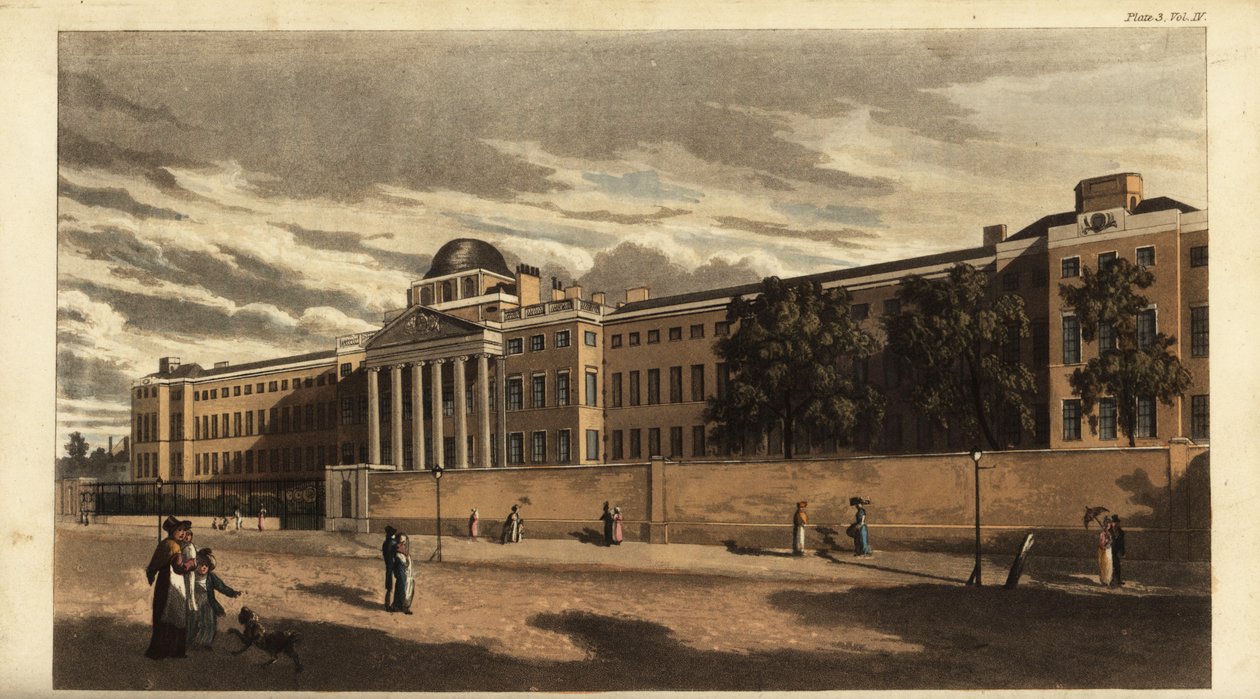 Bethlem psychiatrisches Krankenhaus oder Bedlam im Jahr 1816 von British School