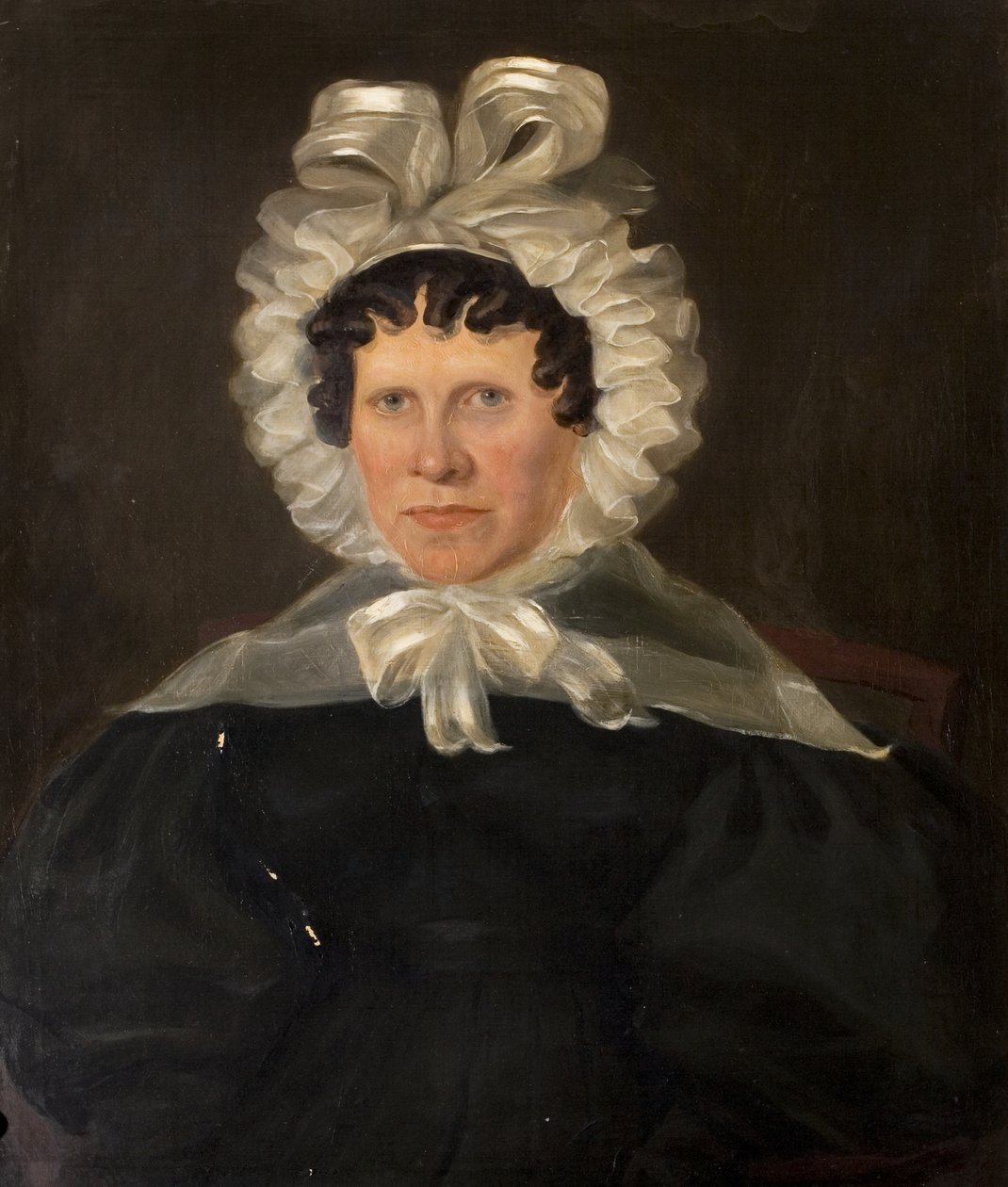 Mrs. Rebekah Franklin, Ehefrau des Reverend Francis Franklin, späte 1840er Jahre von British School