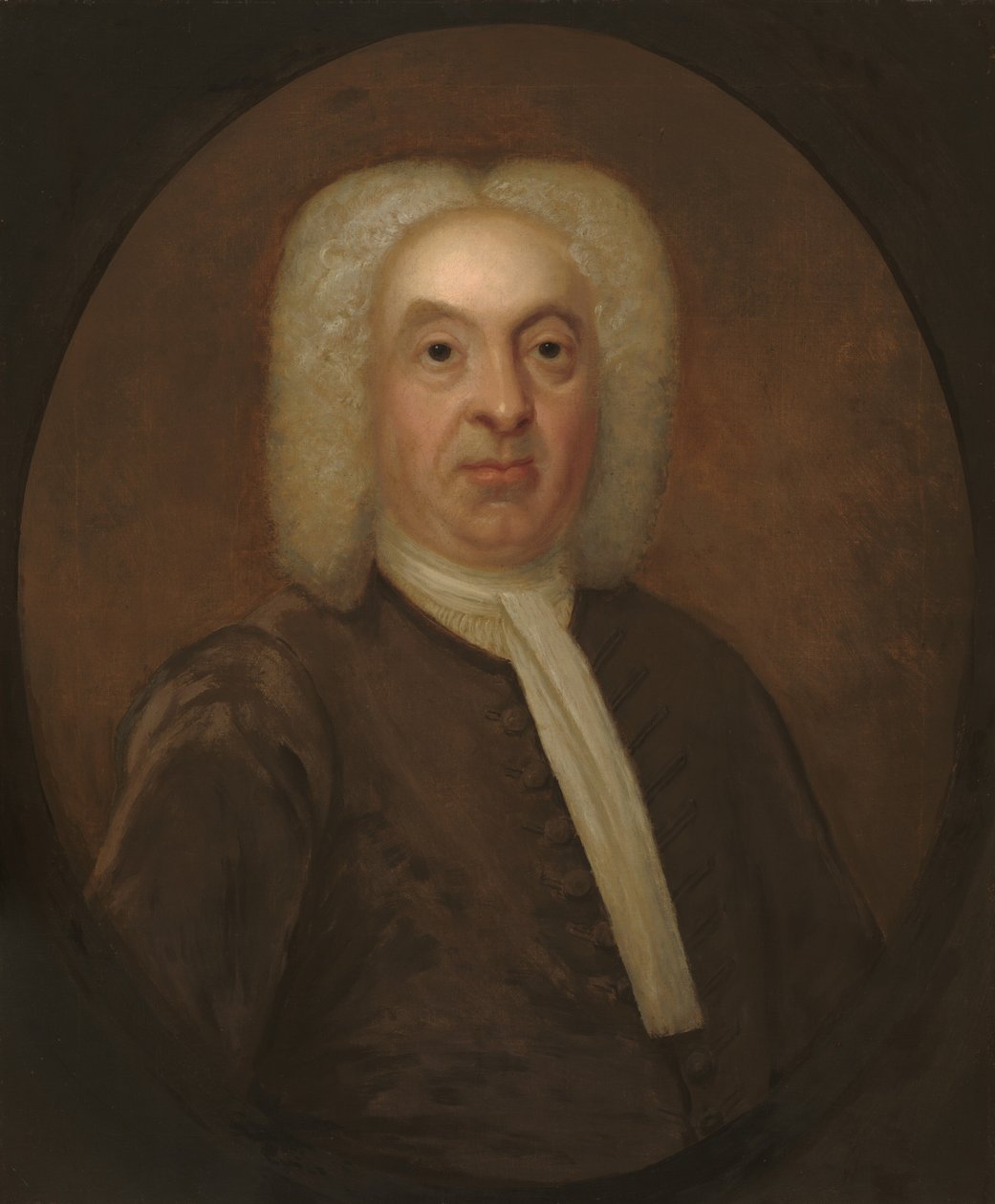 Porträt eines Gentlemans, um 1720-1740 von British School