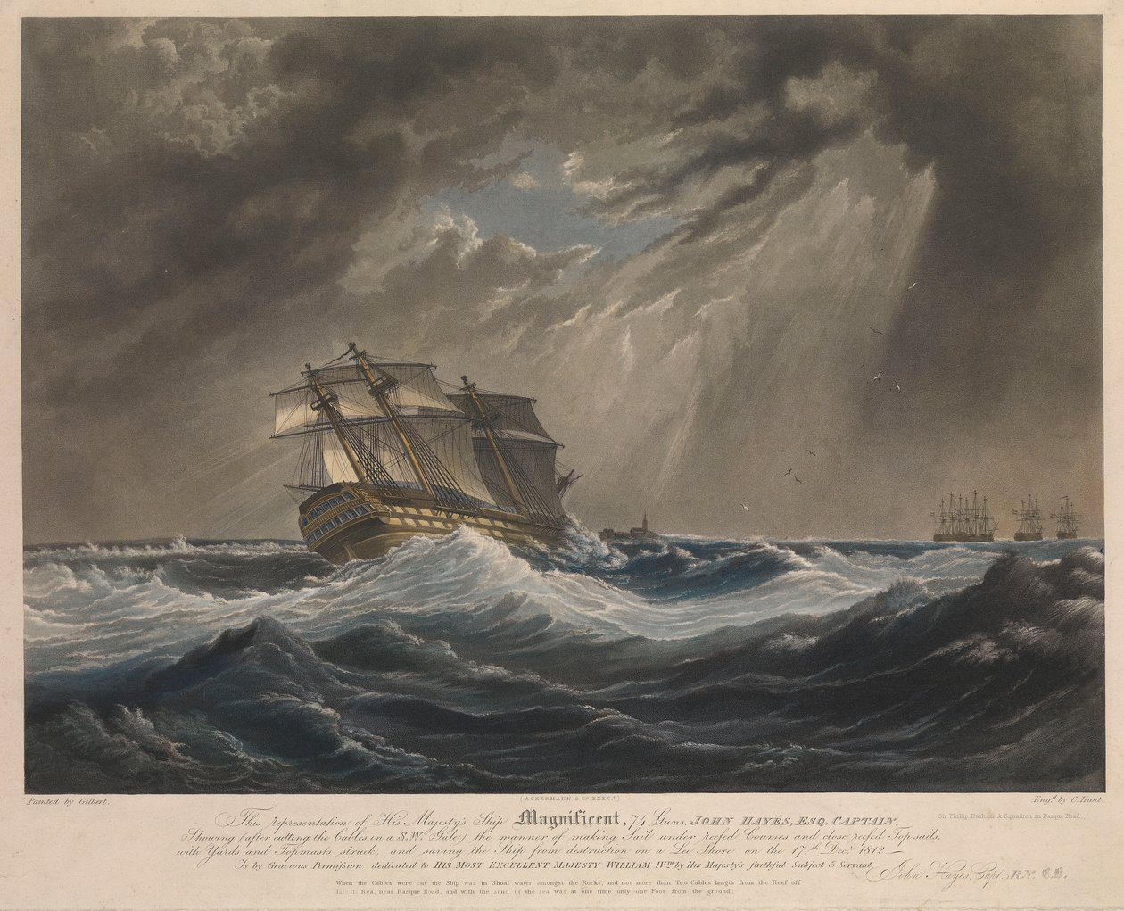 Darstellung von Seiner Majestät Schiff 